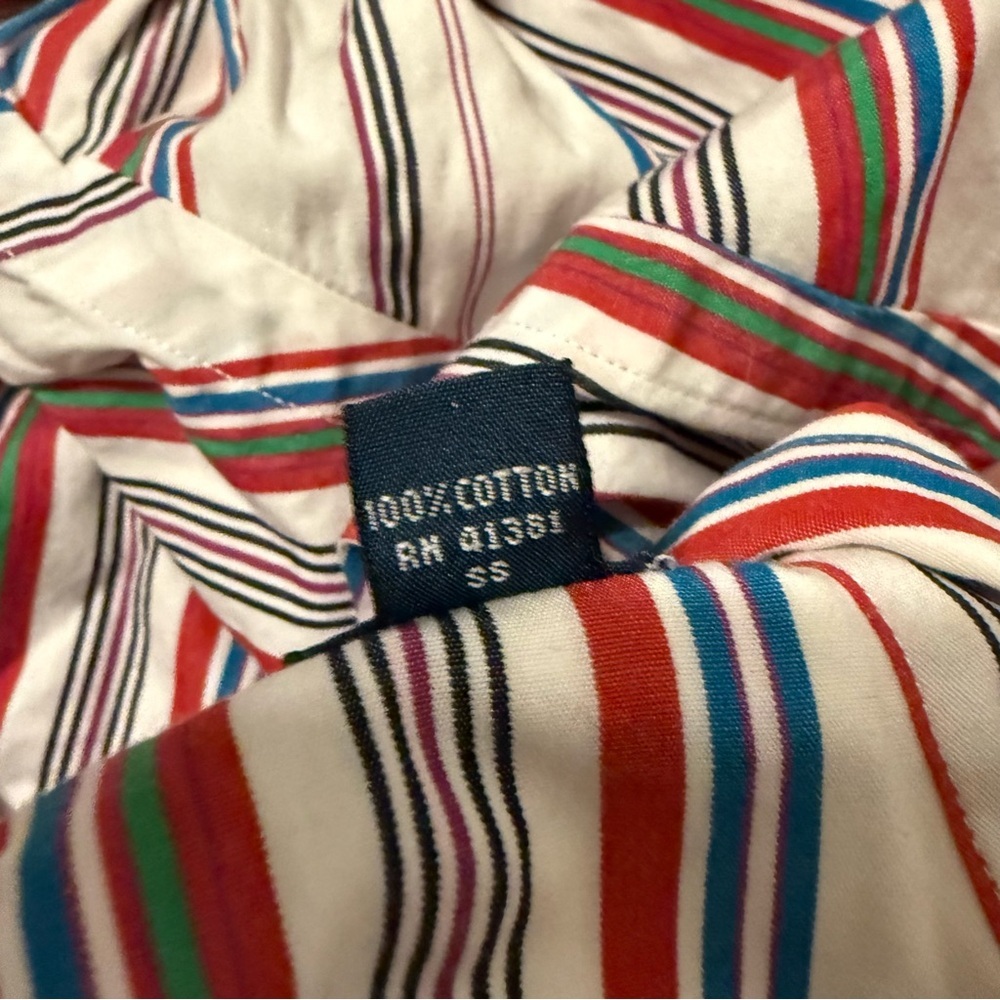 Polo Ralph Lauren men’s dress shirt stripes 16 1/2 34-35 EUC - Picture 2 of 4